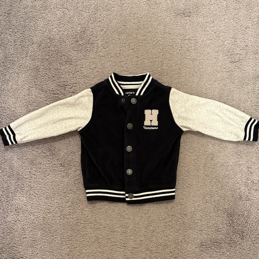 Carter's Black and White Baby Jacket